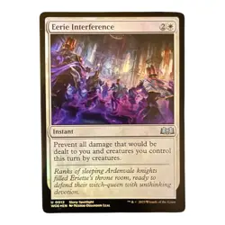 MTG Magic the Gathering Eerie Interference (12/515) Wilds of Eldraine LP FOIL - Image 1