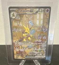 Alakazam ex 201/165 Scarlet & Violet 151 Special Illustration Rare Pokemon TCG - Image 1