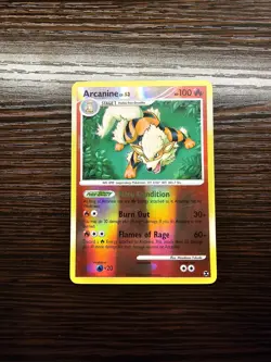 Pokemon TCG Arcanine 1/111 Rising Rivals Reverse MP And Arcanine 1/123 HGSS - Image 2