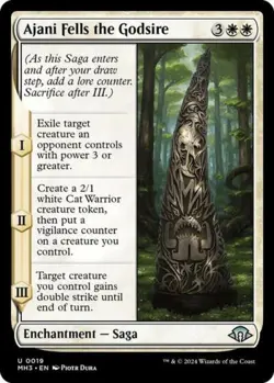 Ajani Fells the Godsire - Near Mint MTG Modern Horizons 3 - Image 1