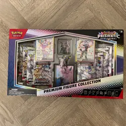 Pokemon TCG Prismatic Evolutions Premium Figure Collection Box New & Sealed - Image 1