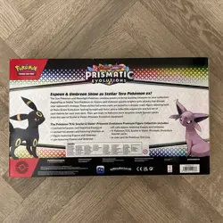 Pokemon TCG Prismatic Evolutions Premium Figure Collection Box New & Sealed - Image 2
