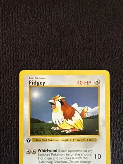 Pokemon Card - Pidgey Base Set (Shadowless) 57/102 1st Edition - Image 2