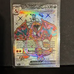 Pokemon Charizard ex Tera Full Art Holo 330HP Promo Card SV 056 Scarlet & Violet - Image 1