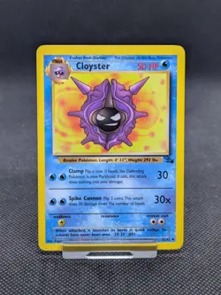 Cloyster 32/62 Fossil Uncommon Pokemon Card WOTC LP-NM - Image 1