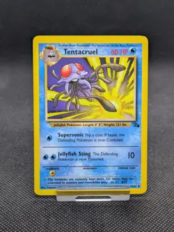 Tentacruel 44/62 Fossil Uncommon Pokemon Card WOTC LP-NM - Image 1