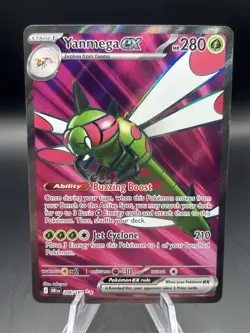 Pokemon TCG Yanmega ex 206/182 Destined Rivals Ultra Rare - Image 1