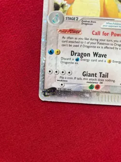 Pokemon Dragonite EX 90/97 Holo Rare Card Dragon 2003 - Image 3