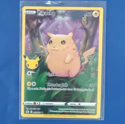 Pokemon Pikachu Holo Rare Celebrations 005/025 2021 Basic 60 HP - Image 4