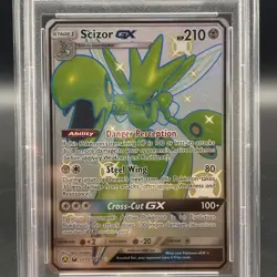 Scizor GX SV72/SV94 – Hidden Fates Shiny Vault – Full Art – Pokemon TCG – PSA 10 - Image 2