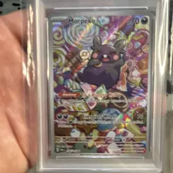 Pokemon Morpeko 206/182 SV04 Paradox Rift Illustration Rare Holo PSA 9 70 HP EN - Image 2