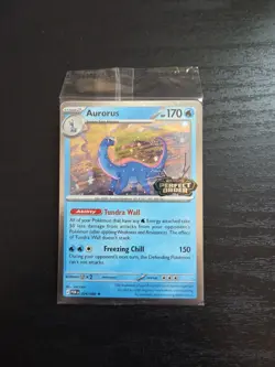 Aurorus 024/088 - Cosmo Holo - Pokemon Perfect Order stamped promo (sealed) - Image 1