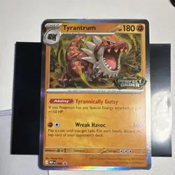 Pokemon Tyrantrum 066/MEP Perfect Order Stage 2 180 HP Dinosaur Holo English - Image 1