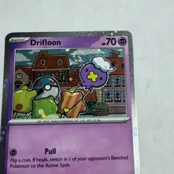 SWIRL Pokemon TCG Drifloon 005 MEP Mega Evolution Black Star Promo Near Mint - Image 2