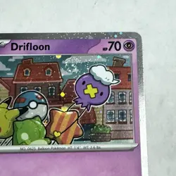 SWIRL Pokemon TCG Drifloon 005 MEP Mega Evolution Black Star Promo Near Mint - Image 3