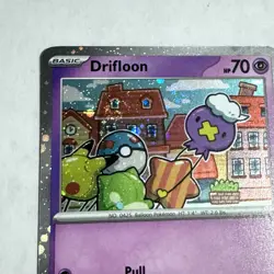 SWIRL Pokemon TCG Drifloon 005 MEP Mega Evolution Black Star Promo Near Mint - Image 4