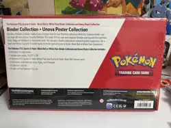 Pokemon TCG Scarlet & Violet Black Bolt & White Flare 2-Box Binder Poster - Image 2