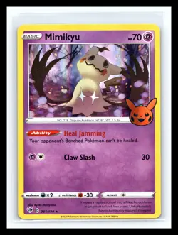 💥 Pokemon Mimikyu Holo Promo 081/189 Trick or Trade 2020 Basic 70 HP - Image 1