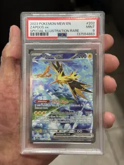 Pokemon Zapdos, SV:151, 202/165, Special Illustration Rare, PSA 9, 7 Day Auction - Image 3