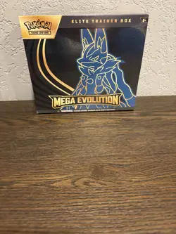 Pokemon TCG Mega Evolution Elite Trainer Box Lucario English 2025 - Image 1