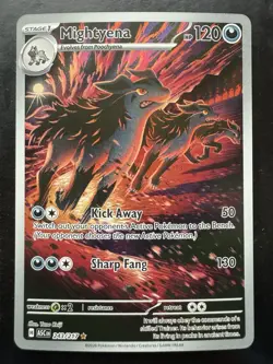 Pokemon Mightyena 243/217 Ascended Heroes Illustration Rare (NM) - Image 1