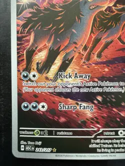 Pokemon Mightyena 243/217 Ascended Heroes Illustration Rare (NM) - Image 4