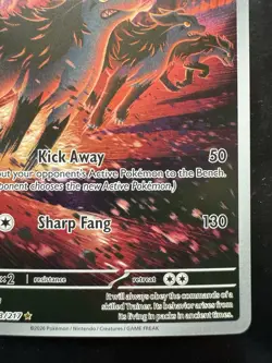 Pokemon Mightyena 243/217 Ascended Heroes Illustration Rare (NM) - Image 5