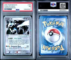 2005 POKEMON EX UNSEEN FORCES #105 LUGIA EX-HOLO | PSA 7 | NEW CERT | 💎🔥 - Image 3