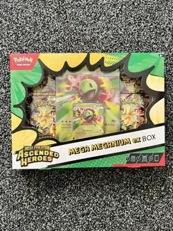 Pokemon Mega Evolution Ascended Heroes - Mega Meganium ex Box - Sealed TCG - Image 1