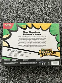 Pokemon Mega Evolution Ascended Heroes - Mega Meganium ex Box - Sealed TCG - Image 2