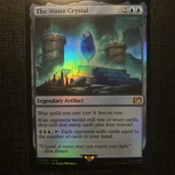 MTG The Water Crystal - Foil, NM-Mint, English Final Fantasy - Image 1