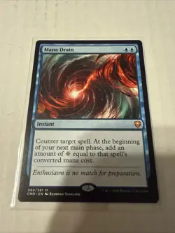 1x MTG Magic the Gathering Mana Drain (80/794) Commander Legends LP X1 - Image 1