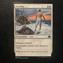 NM Foil Pacifism, MTG, Dominaria Remastered, Magic the Gathering, 19 - Image 1