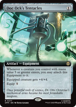 MTG Doc Ock's Tentacles (Extended Art) English SPM Pre-Order - Image 1