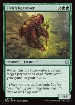 Elvish Regrower - Foundations - MTG - Image 1