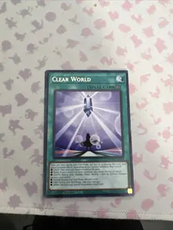 Yugioh Clear World - MZTM-EN098 - Rare - 1st Edition Near Mint, English - Image 1