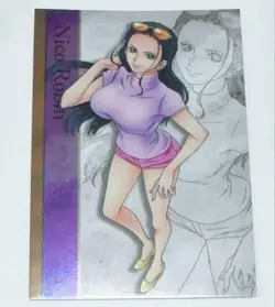 One Piece Bandai Wafers 1St Card Nico Robin - Image 2