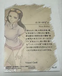 One Piece Bandai Wafers 1St Card Nico Robin - Image 4