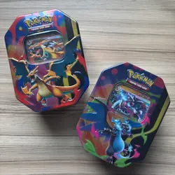 Pokemon TCG Mega Charizard X & Y ex Tin Bundle - New & Sealed ✅🚚 - Image 1