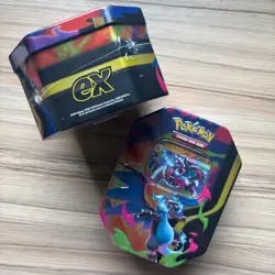 Pokemon TCG Mega Charizard X & Y ex Tin Bundle - New & Sealed ✅🚚 - Image 3