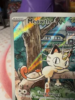 Pokemon TCG Meowth 106/094 Phantasmal Flames Illustration Rare MINT/Near Mint - Image 2