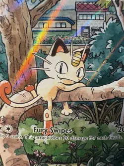 Pokemon TCG Meowth 106/094 Phantasmal Flames Illustration Rare MINT/Near Mint - Image 4