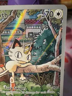 Pokemon TCG Meowth 106/094 Phantasmal Flames Illustration Rare MINT/Near Mint - Image 5
