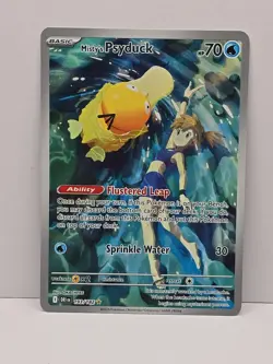 Misty's Psyduck 193/182 Sv10: Destined Rivals Illustration Rare Pokemon NM - Image 1