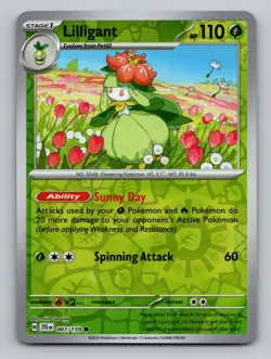 Lilligant 007/159 Common Journey Together Pokemon Reverse Holo Near Mint - Image 1