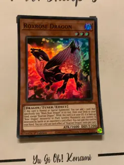 ROXROSE DRAGON - 1st EDITION LIOV-EN009 ENGLISH Yu-Gi-Oh! CARD HOLO KONAMI 2021* - Image 4