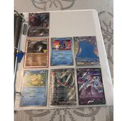 Pokemon TCG Binder Lot Charizard, Mewtwo, Rayquaza, Holo, Foil, Regular, English - Image 1