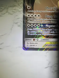 Pokemon TCG Eevee & Snorlax GX Holo Ultra Rare Card Sun and Moon Team Up 120/181 - Image 5