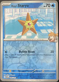 Misty's Staryu 046/180 Sv10: Destined Rivals Reverse Holo - Pokemon Card - Image 1
