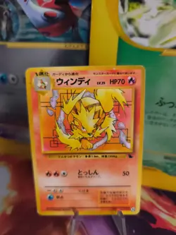 Pokemon Karte Card Arcanine Arkani Intro Pack Squirtle 1997 Wotc japanese VG- - Image 1